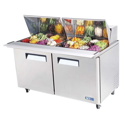 Turbo Air MST-60-24, 60-inch Mega Top Refrigerated Salad / Sandwich Prep. Table