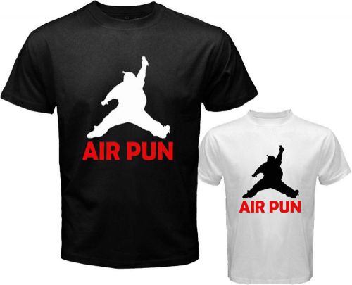 Air Pun Big Pun Rapper Hip Hop Music Logo Men&#039;s White Black T-Shirt Size S-3XL