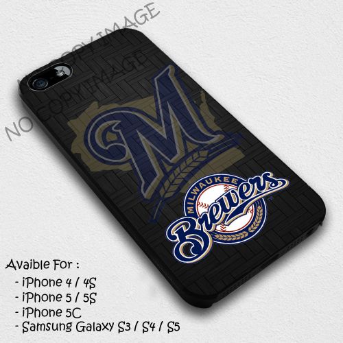 Milwaukee Brewers Logo Iphone Case 5/5S 6/6S Samsung galaxy Case