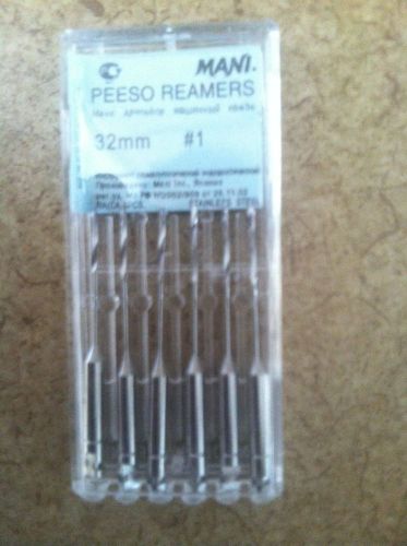 MANI PEESO Dental REAMERS Pack of 6 All sizes available
