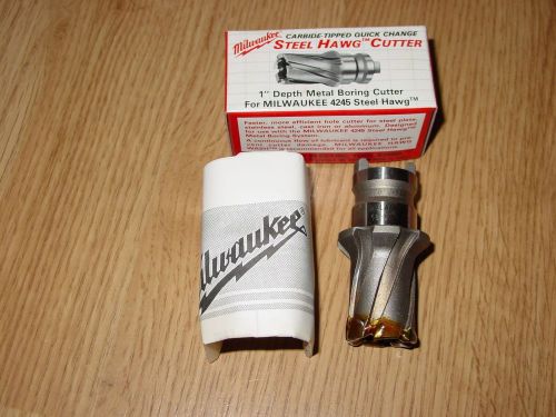 Milwaukee Steel Hawg 49-57-1002 1&#034; Quick Change Tang Drive Cutter 4245