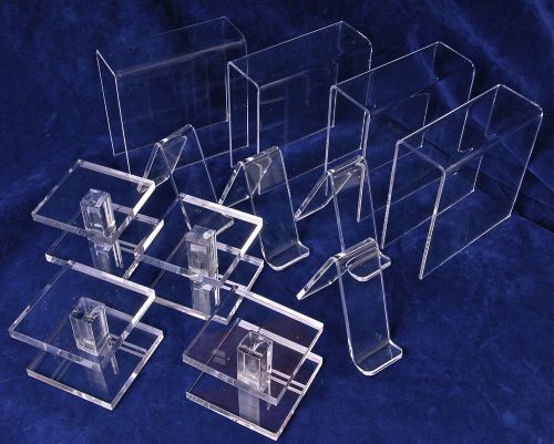 Acrylic lucite  display riser easel jewelry showcase fixtures free shipping for sale