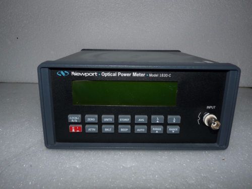 NEWPORT 1830-C BENCHTOP OPTICAL POWER METER RS232 GPIB 115V