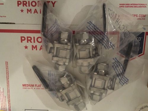 Lot of 4 swagelok ss-63ts12 sc11 60 series 3/4&#034; ball valves for sale