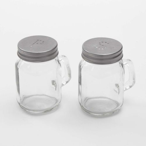 American Metalcraft MSP4 SALT &amp; PEPPER SET MASON 4OZ