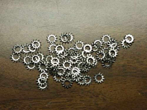 #8 external tooth star lock washer zinc plated steel qty = 500 for sale