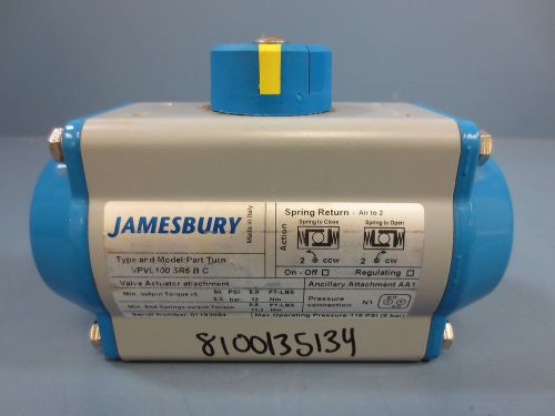 1 New Jamesbury VPVL100SR6BC Actuator Valve 116 Psi