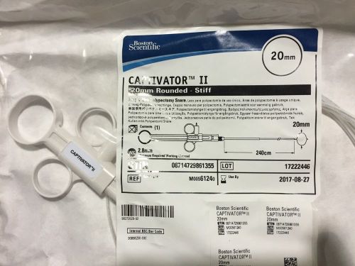 One- boston scientific # 6214: captivator ii snare rounde, 20mm x 240cm, 2017-08 for sale