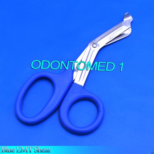3 EMT Utility Scissors Shears 7.25&#034; Blue Colored