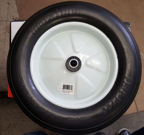 Marathon industries 00063 4.80/4.00-8&#034;-inch flat free wheelbarrow tire for sale