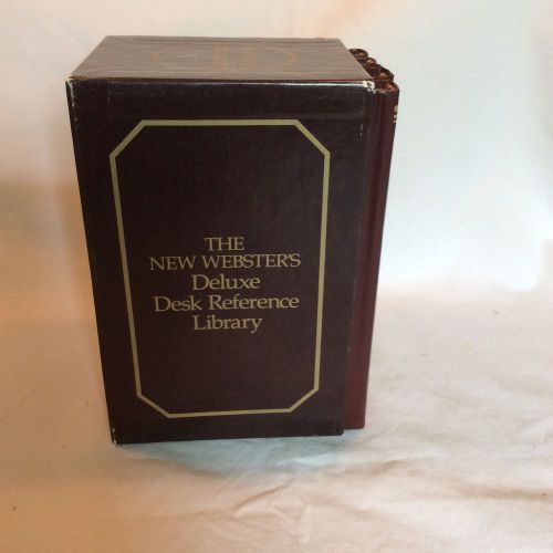 The New Webster&#039;s Deluxe Desk Reference Library