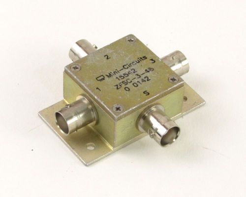 Mini-Circuits ZFSC-3-4B Power Splitter / Combiner - 3 Way-0°, 1-500 MHz, BNC F