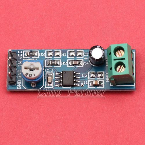 LM358 20 times Gain Signal Amplification Module Operational Amplifier DC5-12V