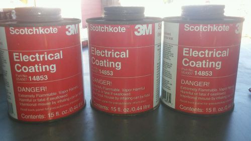 Lot of 3 15 fluid ounce electrical coating Scotchkote 3M 054007-14853