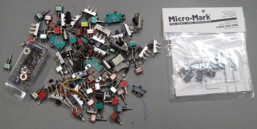 Lot Of Miniature Switches &amp; Micro-Mark Micro Switches W/Lever