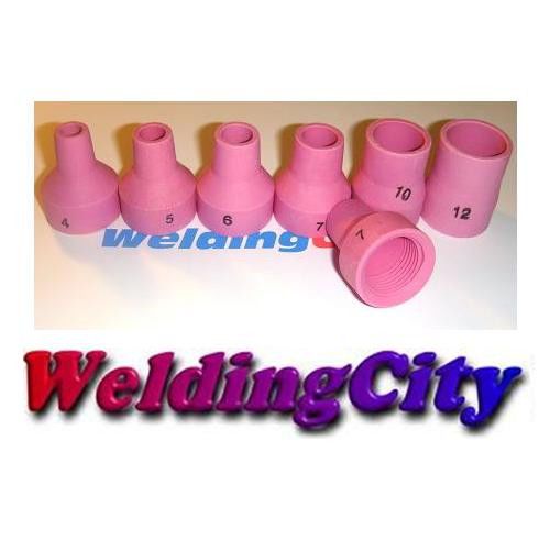WeldingCity 5x 14N60 #7 Alumina Cups Nozzles for TIG Torch 12