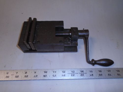 MACHINIST TOOLS LATHE MILL Machinist 3 1/2&#034; Shaper Milling Vise and Handle
