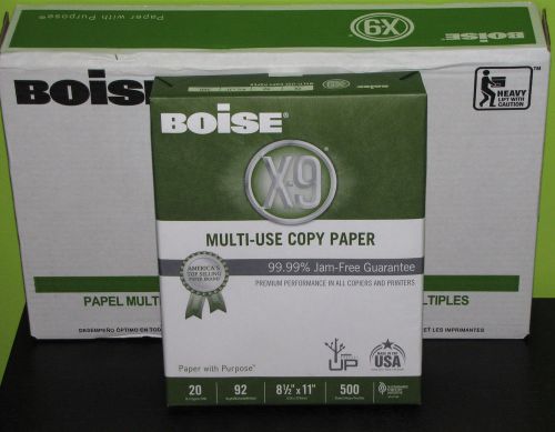 BOISE X-9 MULTI-USE SINGLE PACK COPY PAPER 500 SHEETS/1 REAM
