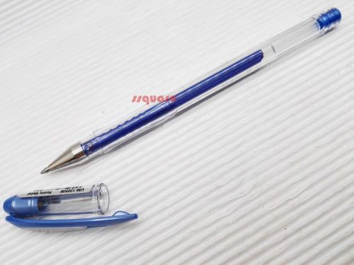 2 x Uni-Ball Signo UM-120NM Noble Metal 0.8mm Medium Rollerball Gel pen, Blue