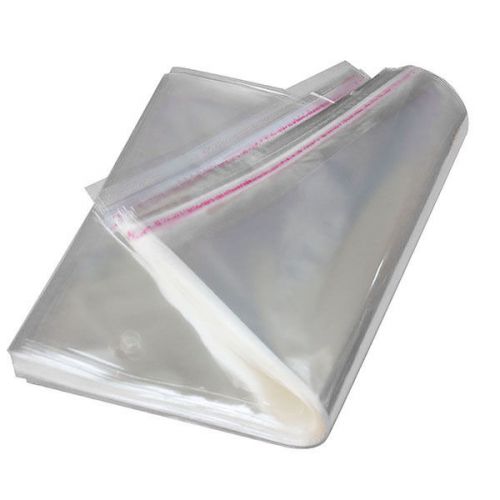 200 1-1/2&#034; x 1-1/2&#034; Clear Poly Lip &amp; Tape Self Seal Bag 410