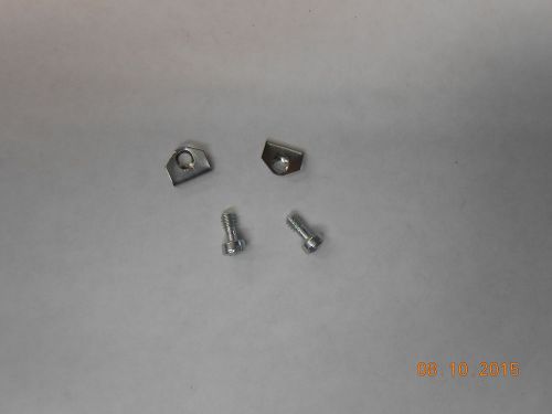 Lot of 100 TE Connectivity/AMP 5205980-4 Screw Retainer Kit Clear Chromate