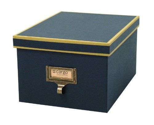 Cargo Atheneum Photo/Supply Box, Blue, 5-1/2 by 10 by 7-1/2-Inch