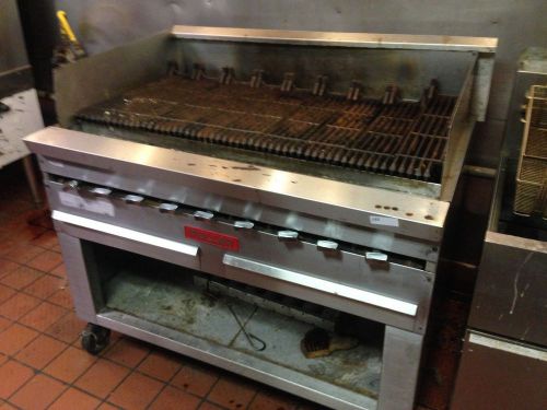 VULCAN HGB50 48&#034; NATURAL GAS CHARBROILER CHARGILL