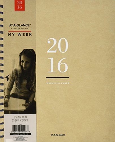 At-A-Glance Weekly and Monthly Planner 2016, Collection, Wire Bound, 8.5 x 11