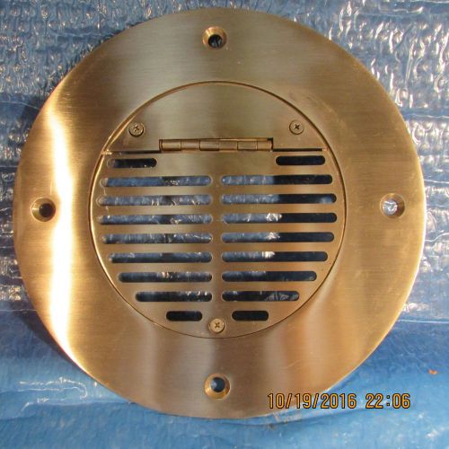 Smith Stainless Steel Downspout Cover 7&#034; Pipe, 11&#034; Flange w/ 6 1/2&#034; Hinged Cover