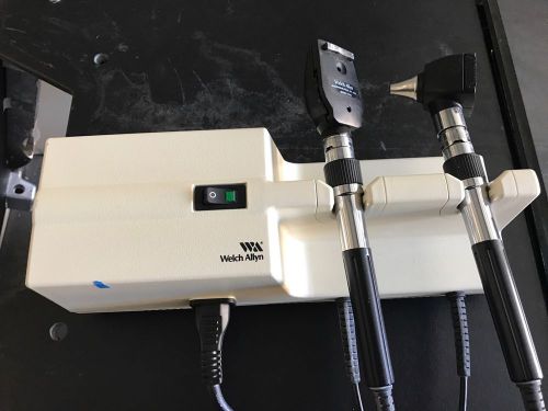 Welch Allyn Ophthalmoscope Otoscope With 767 Wall Unit Transformer
