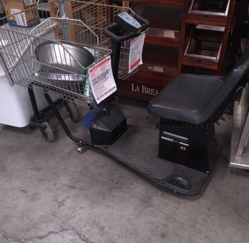 Amigo value shopper xl motorized shopping cart rider 500 lb+250 lb cart capacity for sale
