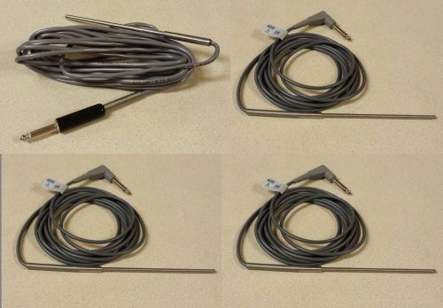 Lot of 4 - Reusable Temperature Probes - Model 403 - Thermister; 1 YSI &amp; 3 MSI
