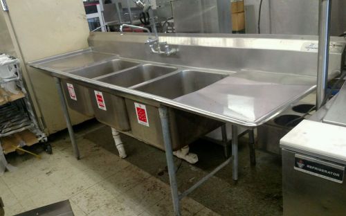 3 compartment sink