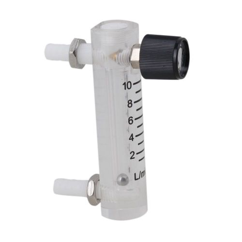 CNBTR LZQ-3 Tube Type Acylic Flowmeter Gas Acrylic Metal Fitting Oxygen Rotam...