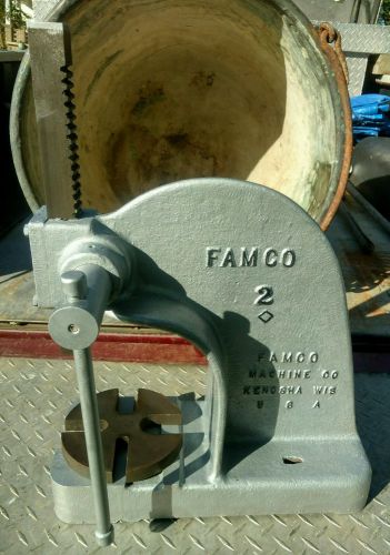 FAMCO MODEL 2 ARBOR PRESS WEIGHT 75#