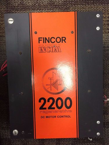 FINCOR 2200S DC MOTOR CONTROL REGENERATIVE 2 HP - USED