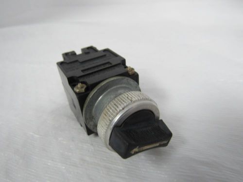 GE BLACK SELECTOR SWITCH SPRING BACK CR 104 G W/CONTACT