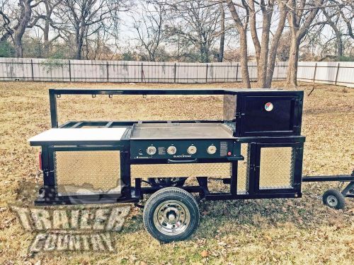 NEW 4 X 8 Outdoor Mobile Grill Portable Kitchen Concession Trailer Troop Edition
