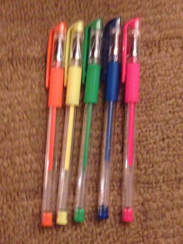 Tekwriter gel pens neon collection