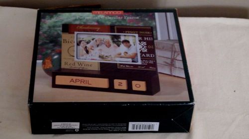 Perpetual Calendar Frame, Melamco, 4&#034; x 6&#034; Photo