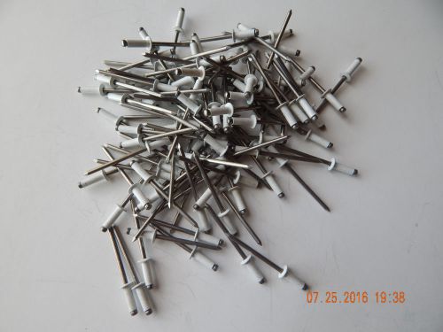Aluminum pop rivets.  4 - 4 white. 200 pcs. new for sale