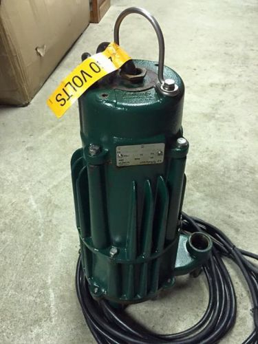 Zoeller &#034;the shark&#034; g840 grinder sump pump 460 volt 3 phase no reserve! sewage for sale