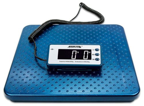 Heavy Duty Postal Shipping Platform Digital Scale Large Capacity 440 lbs LCD