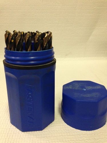 Fastenal 29pc super premium black and gold drill bit set