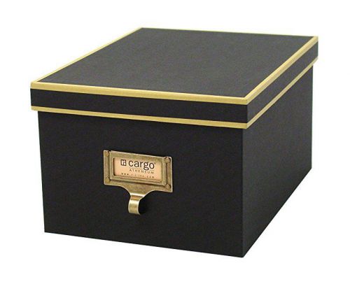 Cargo Atheneum Photo/Supply Box, Black, 5-1/2 by 10 by 7-1/2-Inch