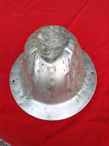 Full Brim McDonald T Standard Metal Hard Hat Mine Safety Appliance Co.For Repair