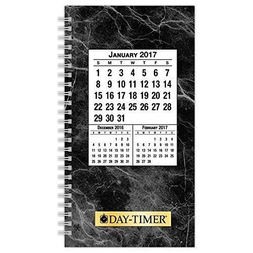 Day-Timer Daily Refill 2017, Two Page Per Day, Wirebound, Pocket Size, 3-1/2 x