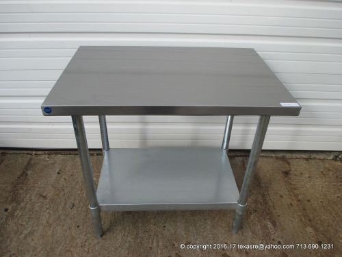 New stainless steel work prep table 36&#034; x 24&#034; , nsf for sale