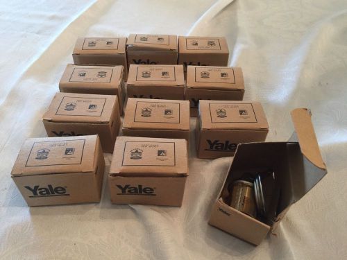 Yale mortise cylinder lock w/2 keys iso 9001 intertek cert. lot of 10 + for sale