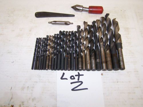 Assorted drills (25 pieces) center drill, deburr and drift